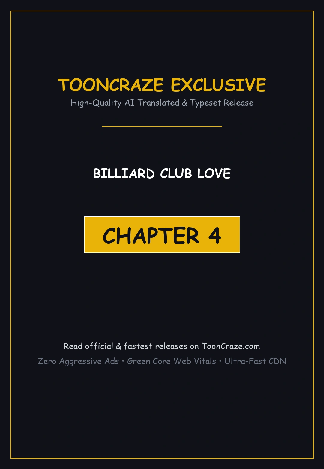 Billiard Club Love Chapter 4 - Page 1