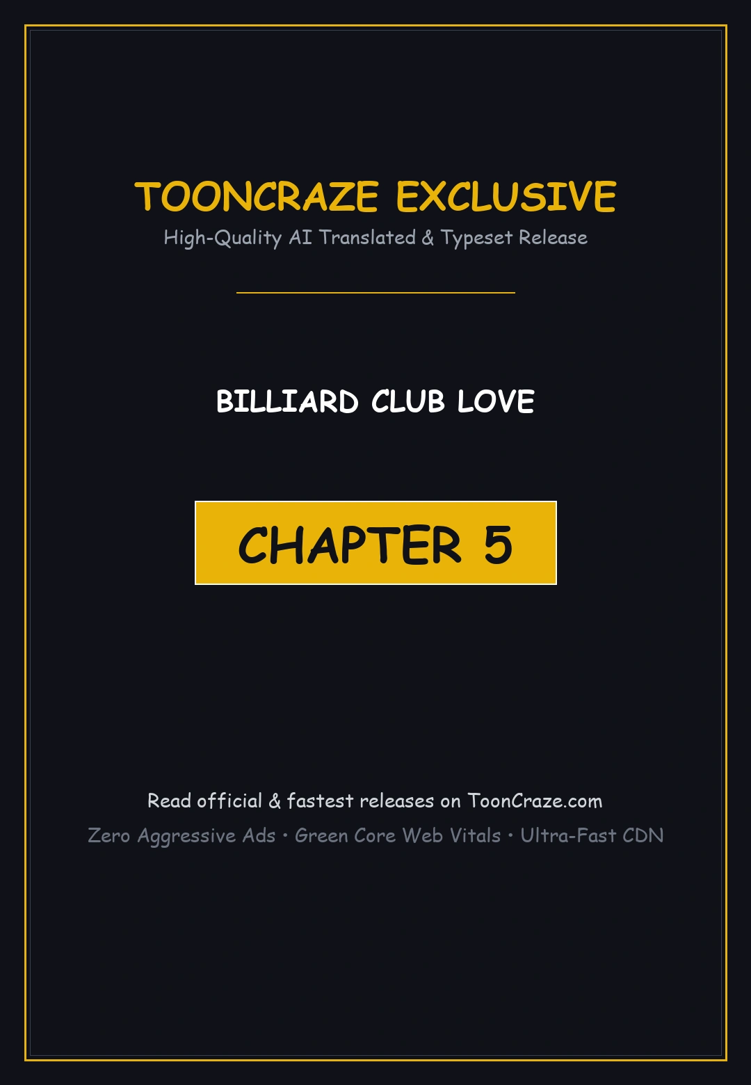 Billiard Club Love Chapter 5 - Page 1