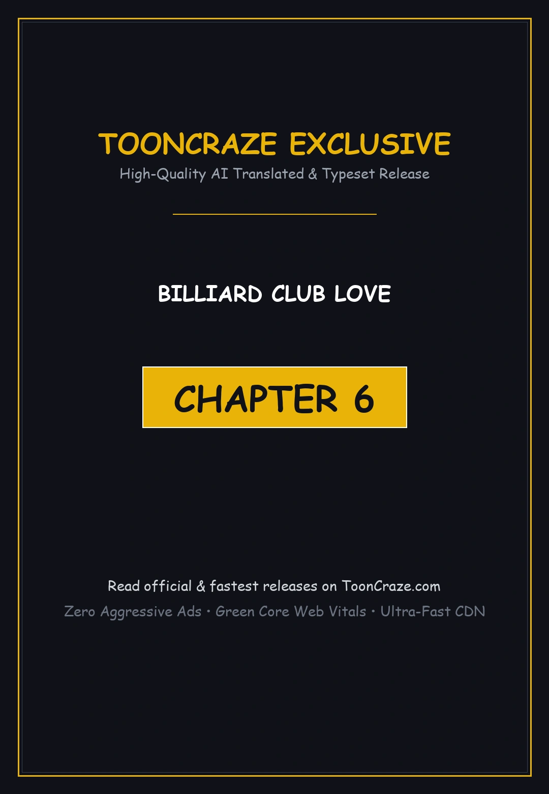 Billiard Club Love Chapter 6 - Page 1