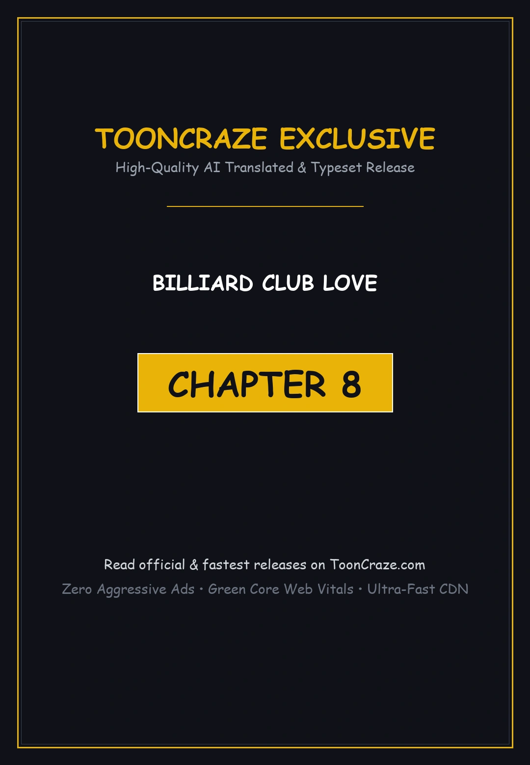 Billiard Club Love Chapter 8 - Page 1