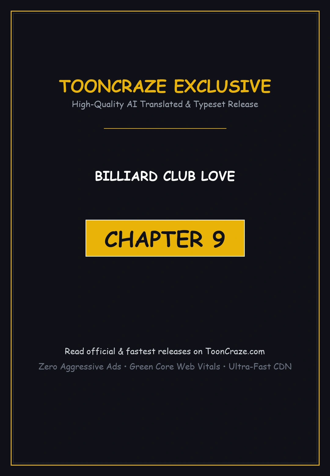Billiard Club Love Chapter 9 - Page 1