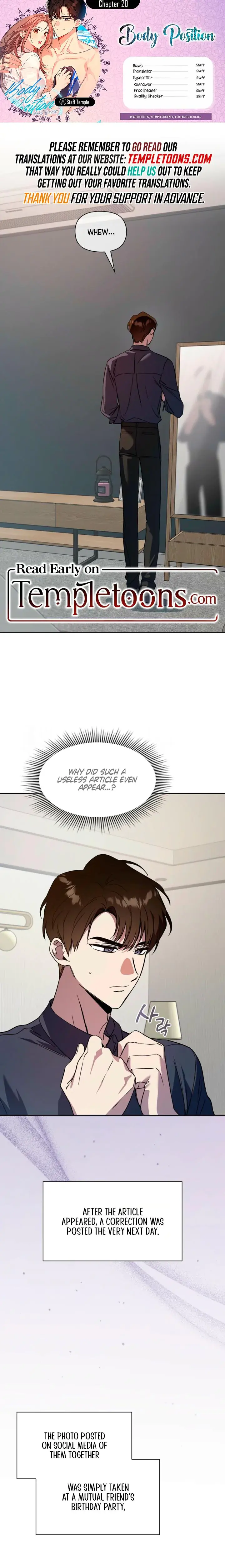 Body Position Chapter 20 - Page 1
