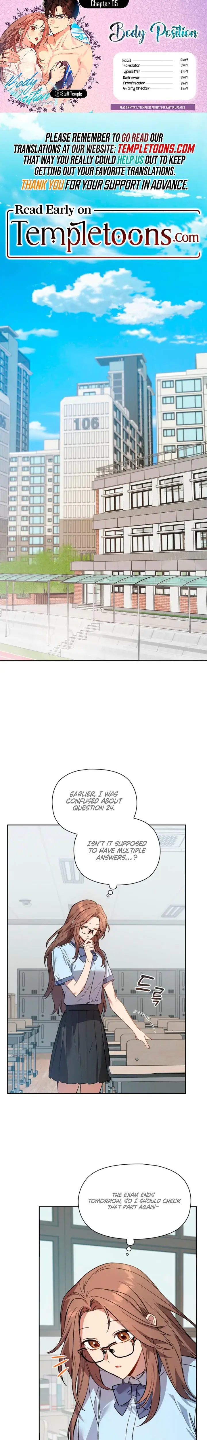Body Position Chapter 5 - Page 1