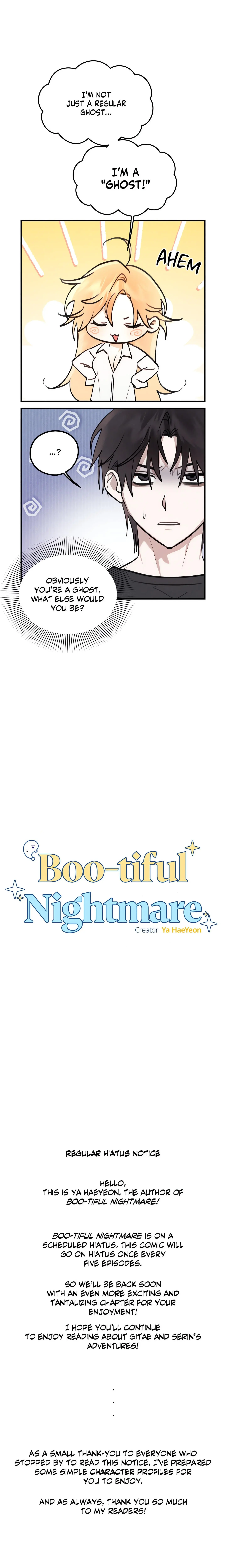 Boo Tiful Nightmare Chapter 11.5 - Page 1