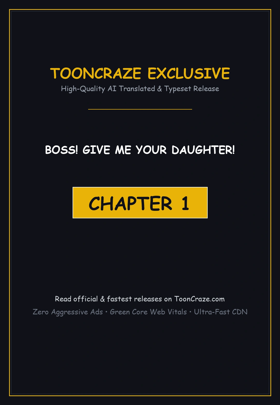 Boss Give Me Your Daughter Chapter 1 - Page 1