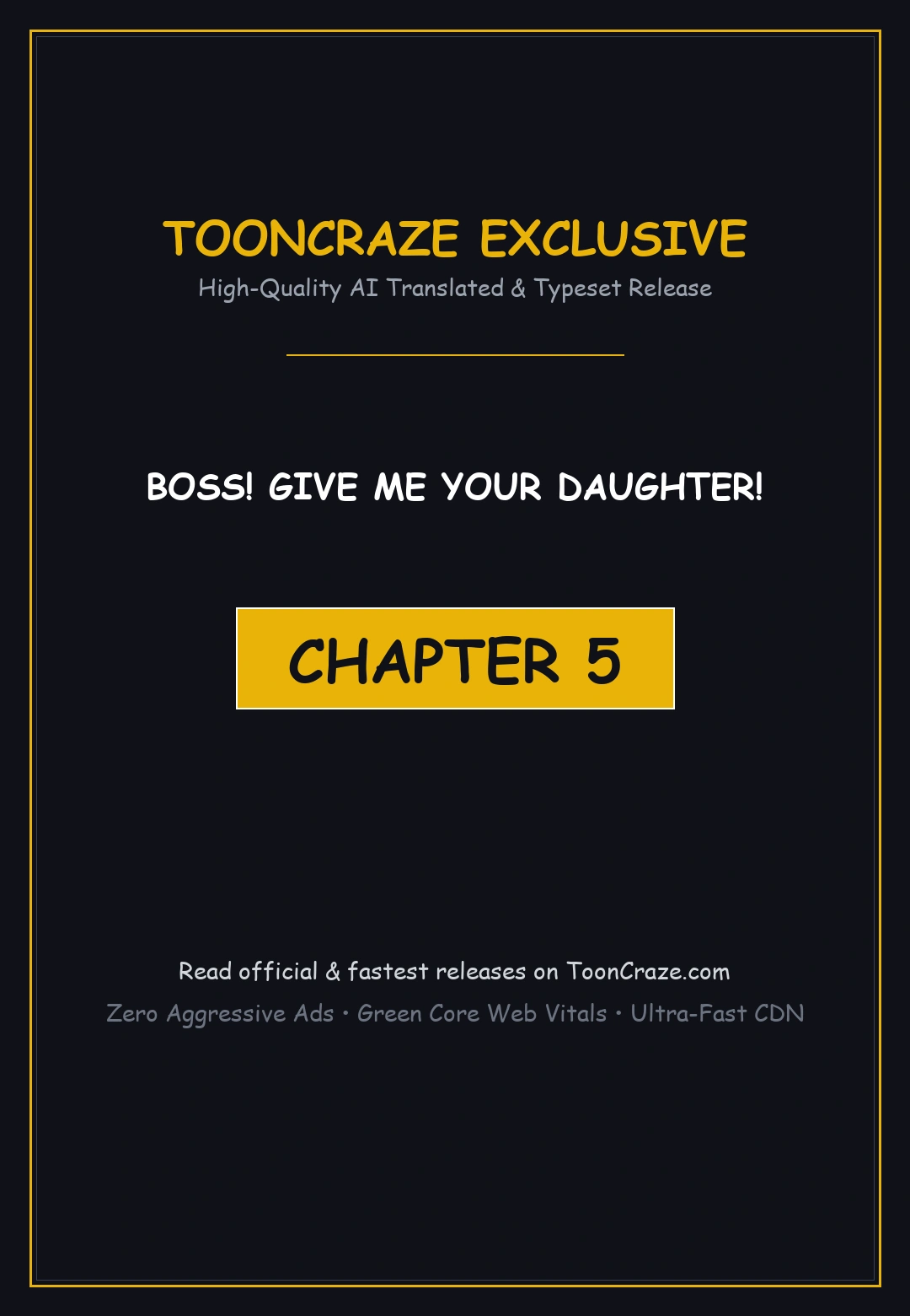 Boss Give Me Your Daughter Chapter 5 - Page 1