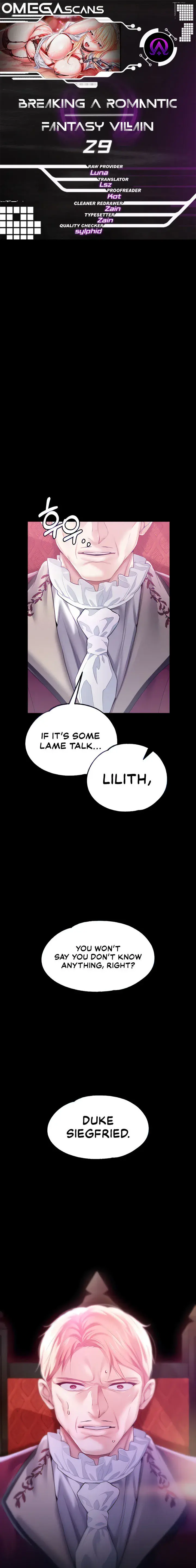 Breaking A Romantic Fantasy Villain Chapter 29 - Page 1