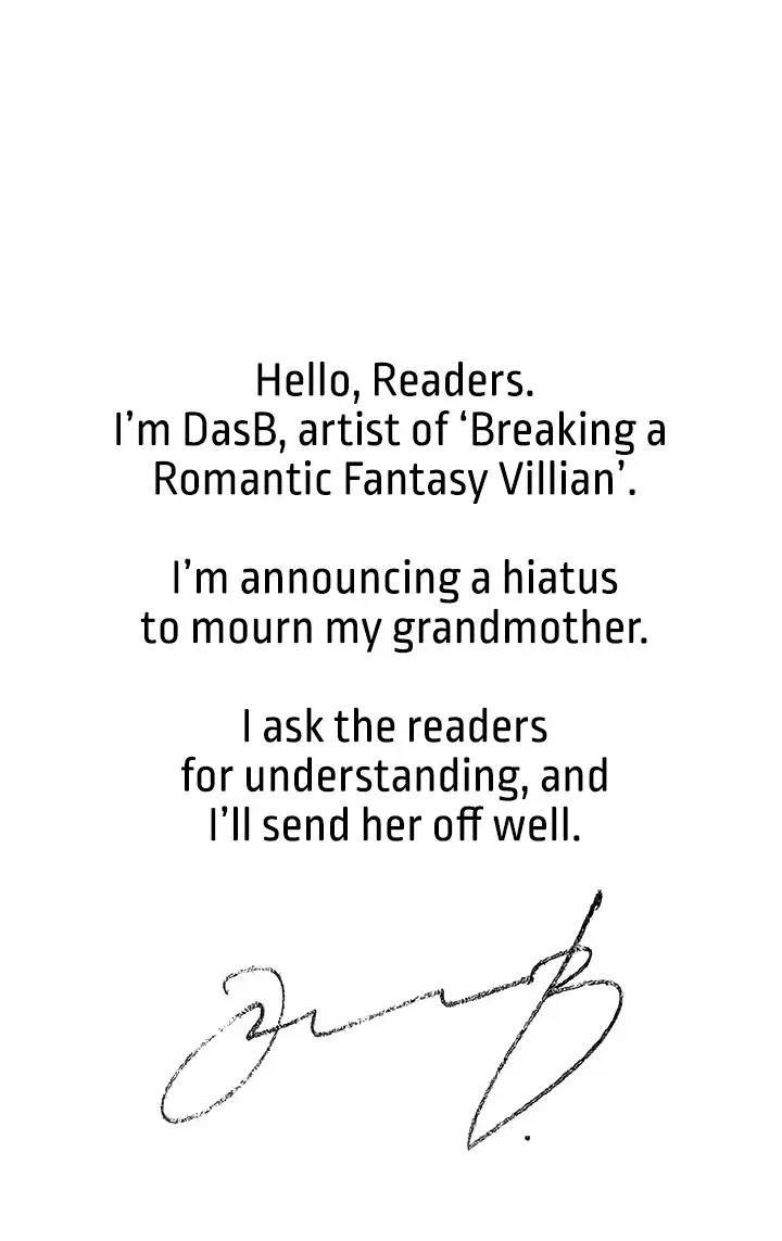 Breaking A Romantic Fantasy Villain Chapter 61.5 - Page 1