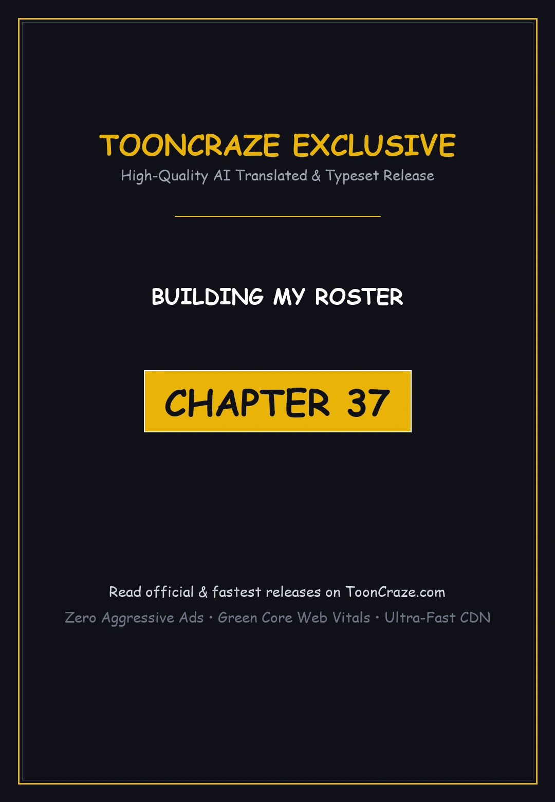 Building My Roster Chapter 37 - Page 1