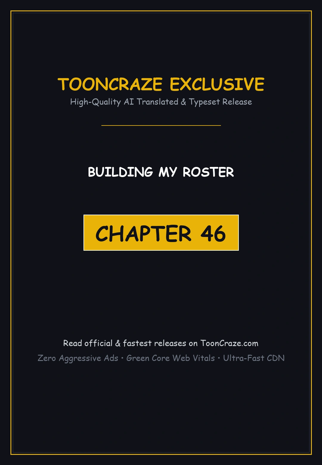 Building My Roster Chapter 46 - Page 1
