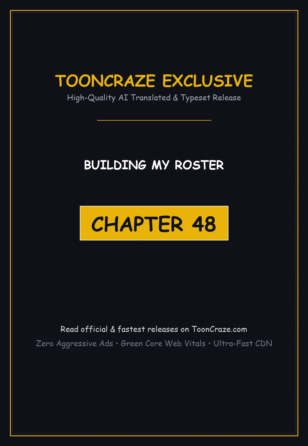 Building My Roster Chapter 48 - Page 1
