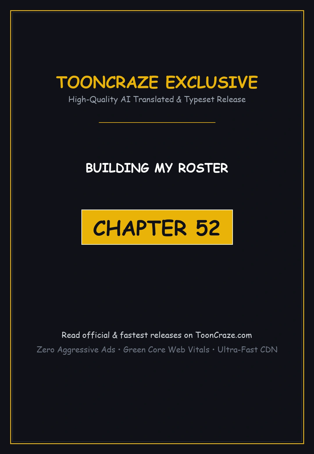 Building My Roster Chapter 52 - Page 1