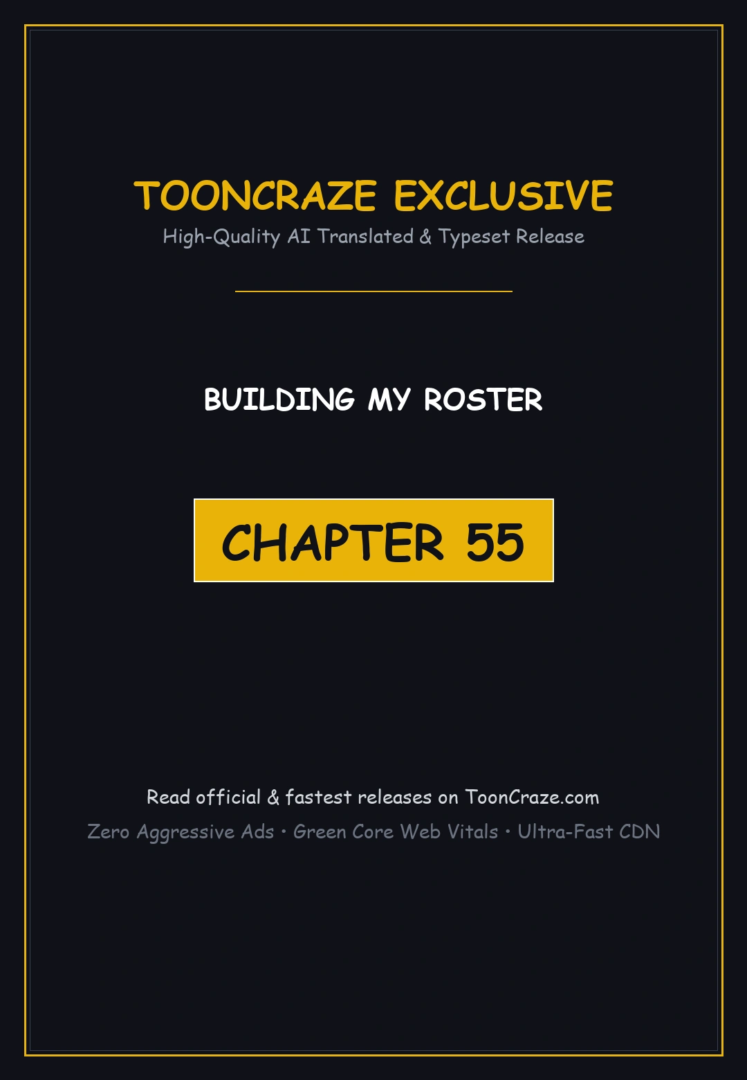 Building My Roster Chapter 55 - Page 1