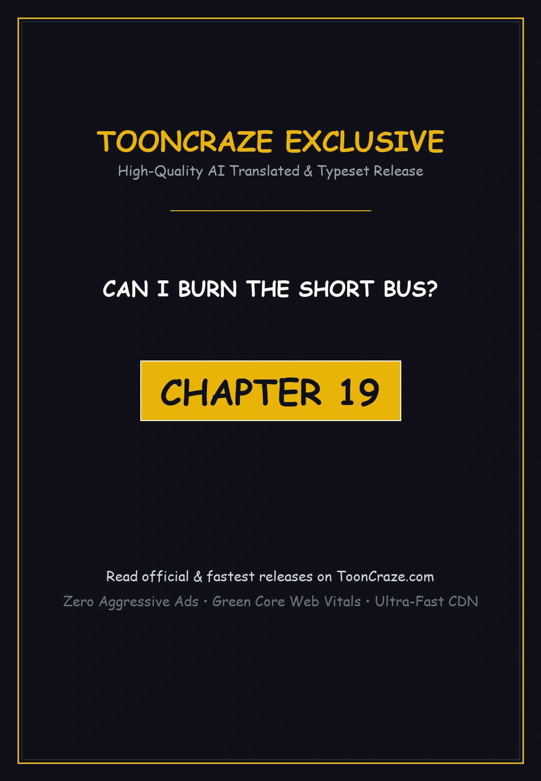 Can I Burn The Short Bus Chapter 19 - Page 1