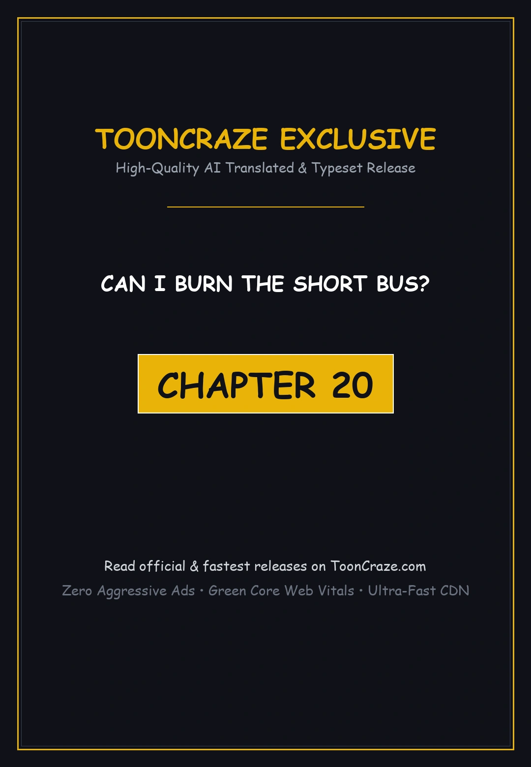 Can I Burn The Short Bus Chapter 20 - Page 1