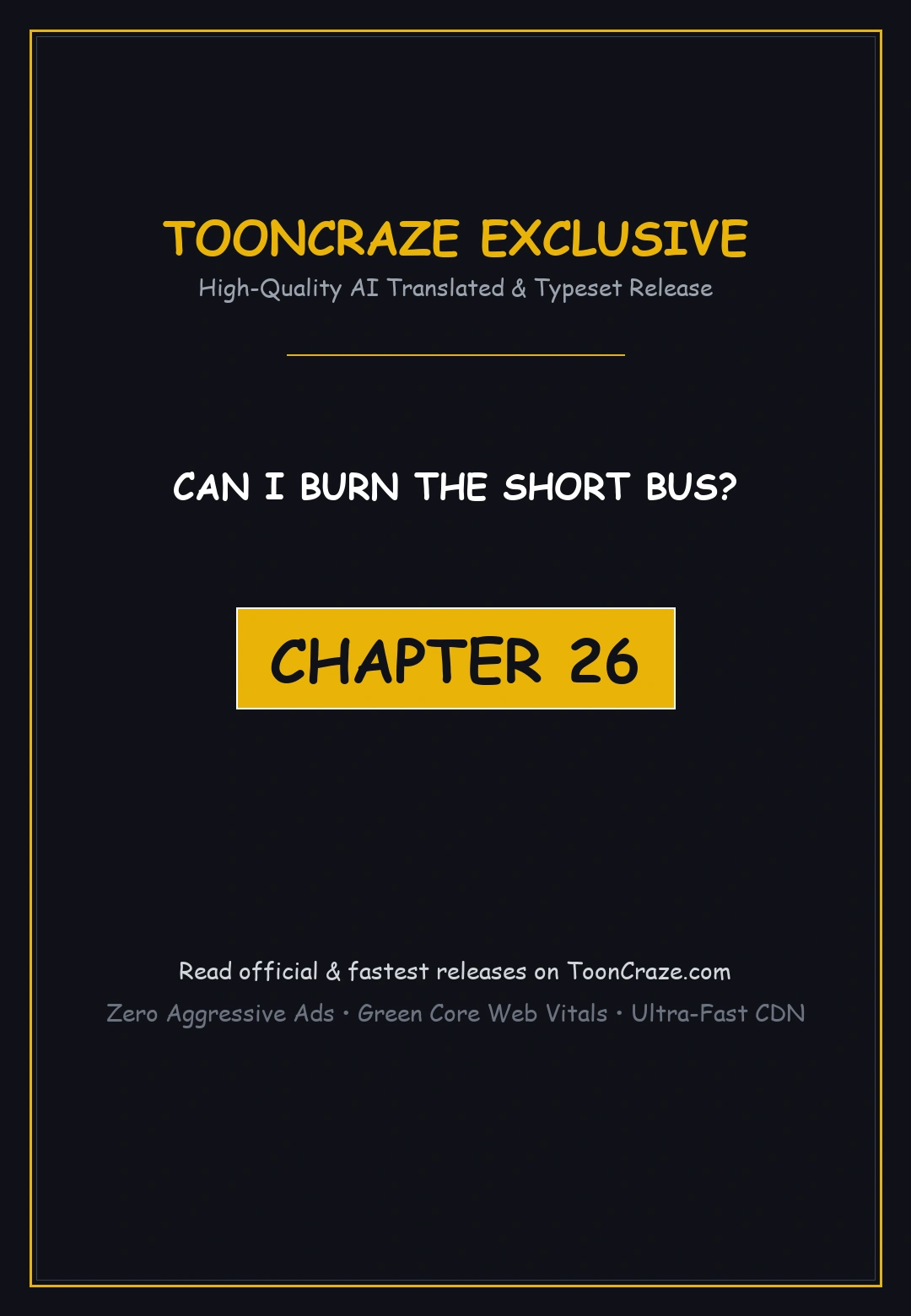 Can I Burn The Short Bus Chapter 26 - Page 1