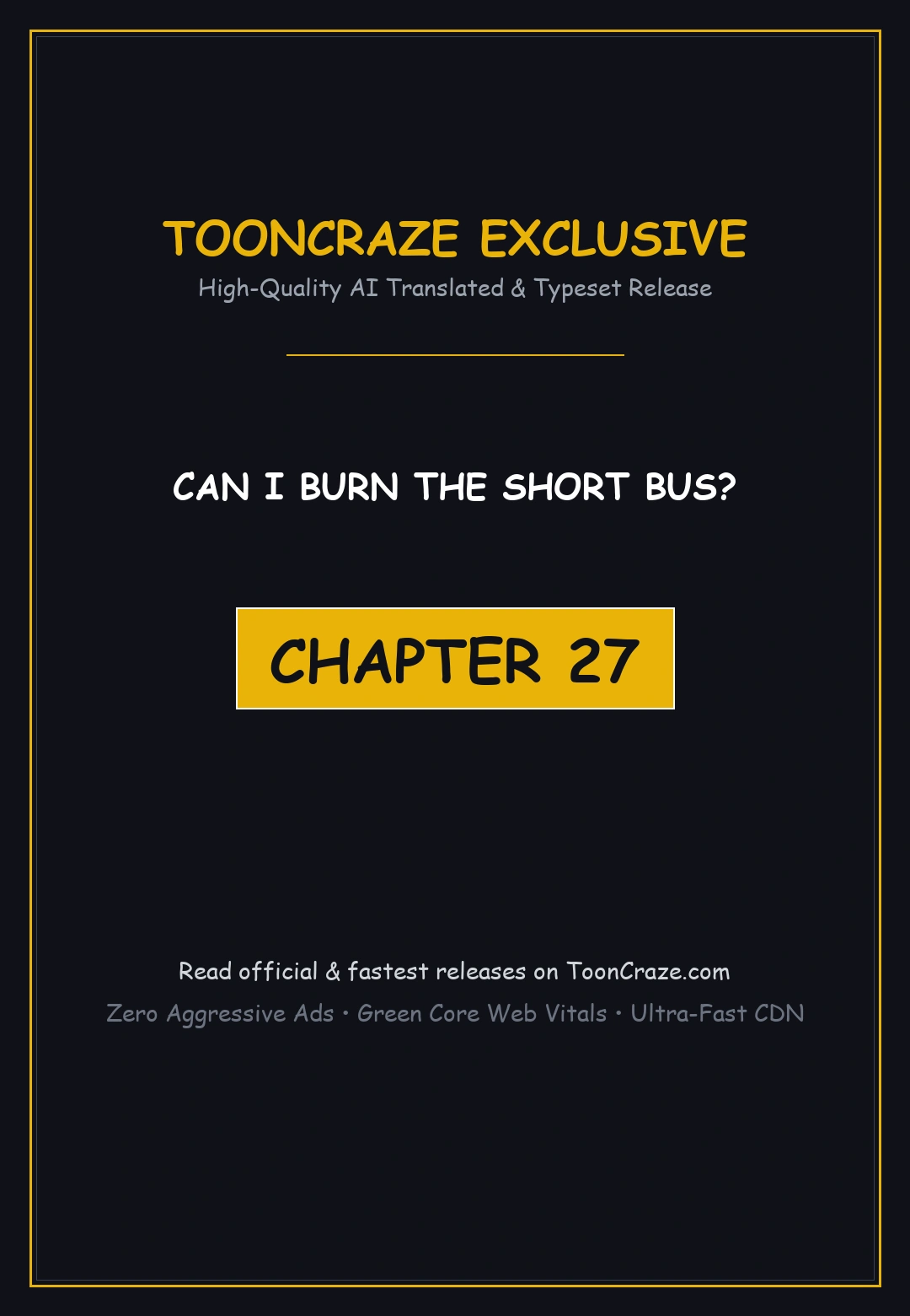 Can I Burn The Short Bus Chapter 27 - Page 1