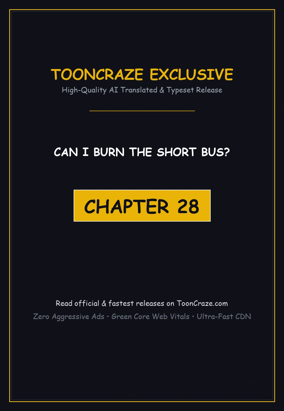 Can I Burn The Short Bus Chapter 28 - Page 1