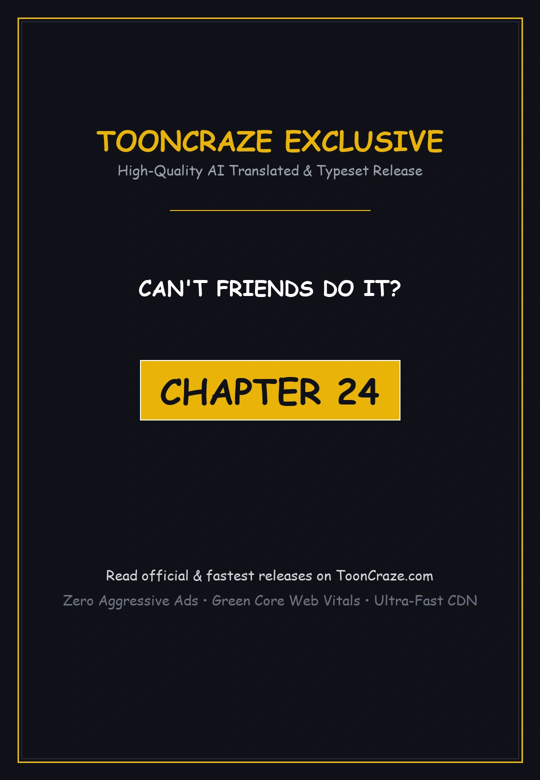 Can T Friends Do It Chapter 24 - Page 1