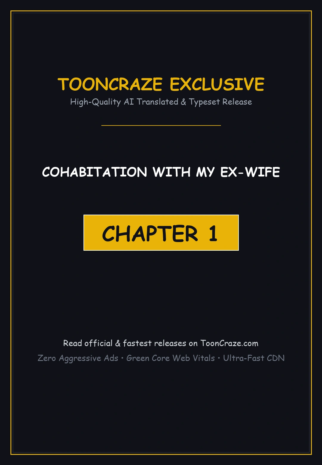 Cohabitation With My Ex Wife Chapter 1 - Page 1