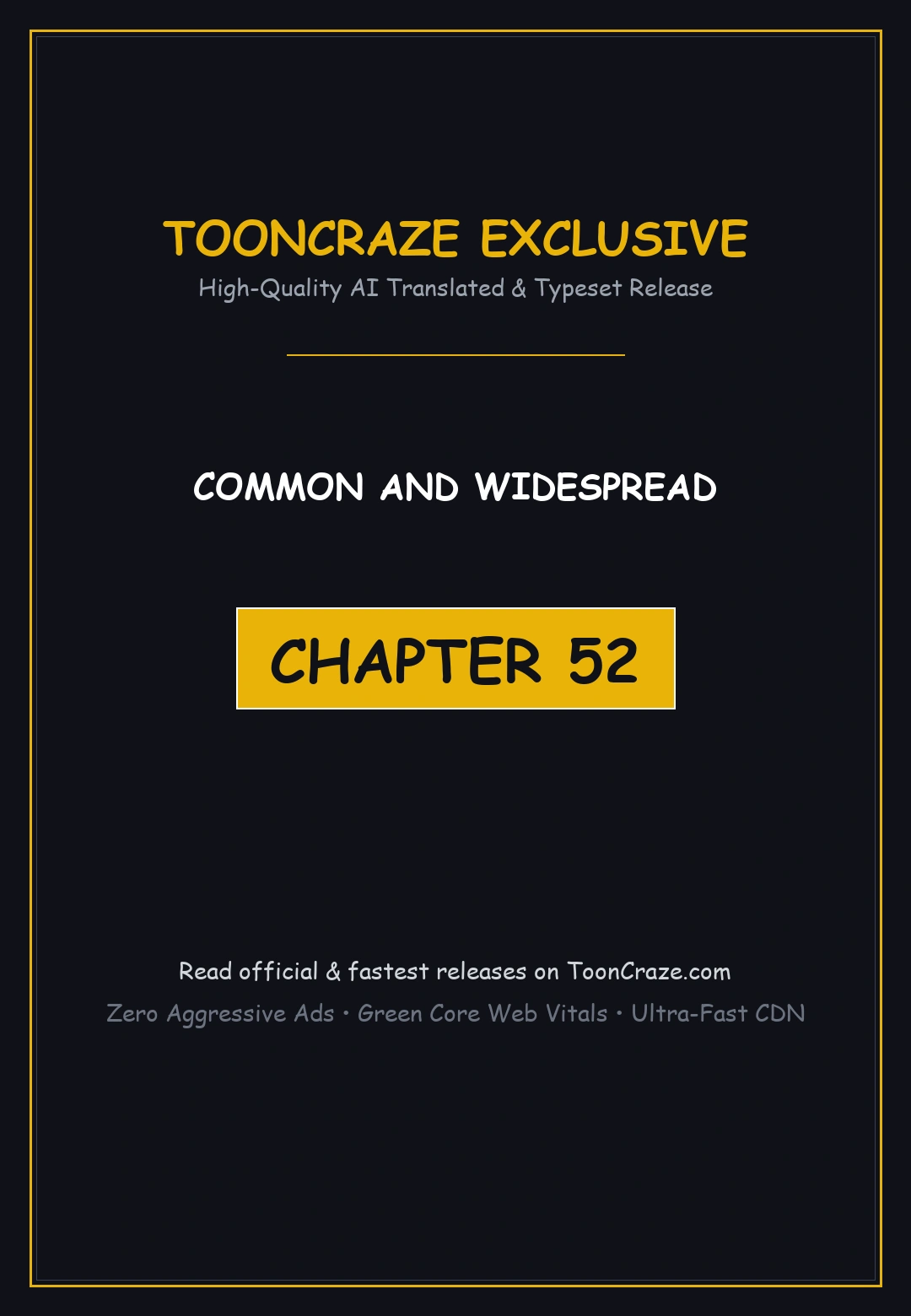 Common And Widespread Chapter 52 - Page 1