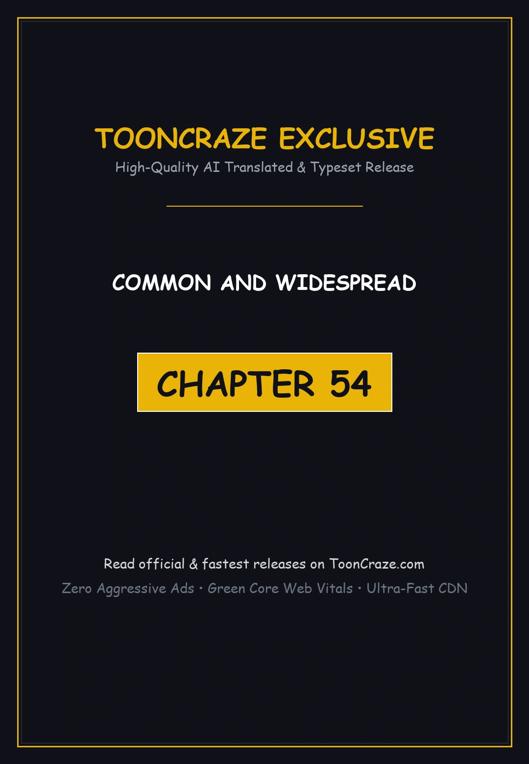 Common And Widespread Chapter 54 - Page 1