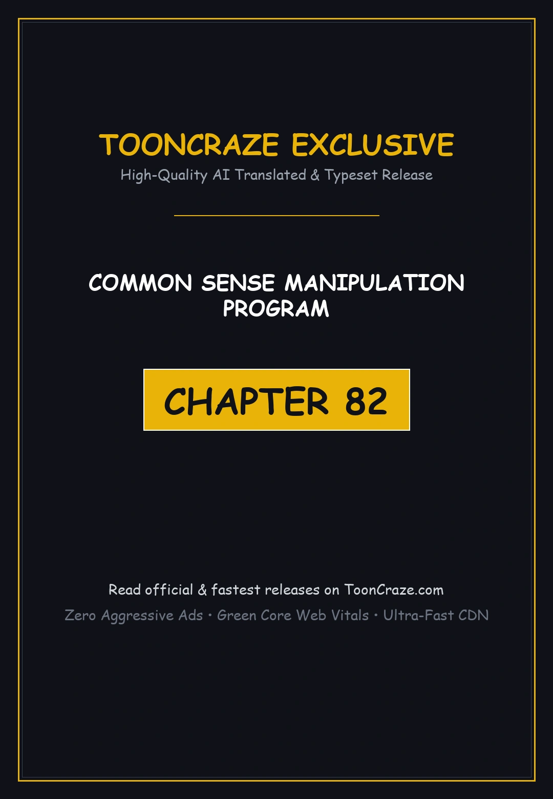 Common Sense Manipulation Program Chapter 82 - Page 1