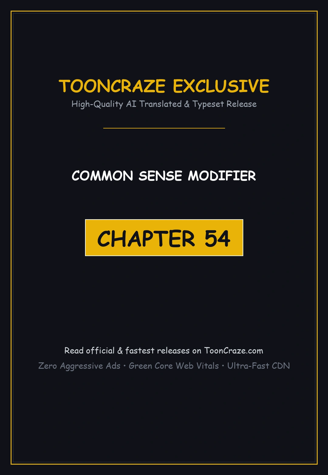 Common Sense Modifier Chapter 54 - Page 1