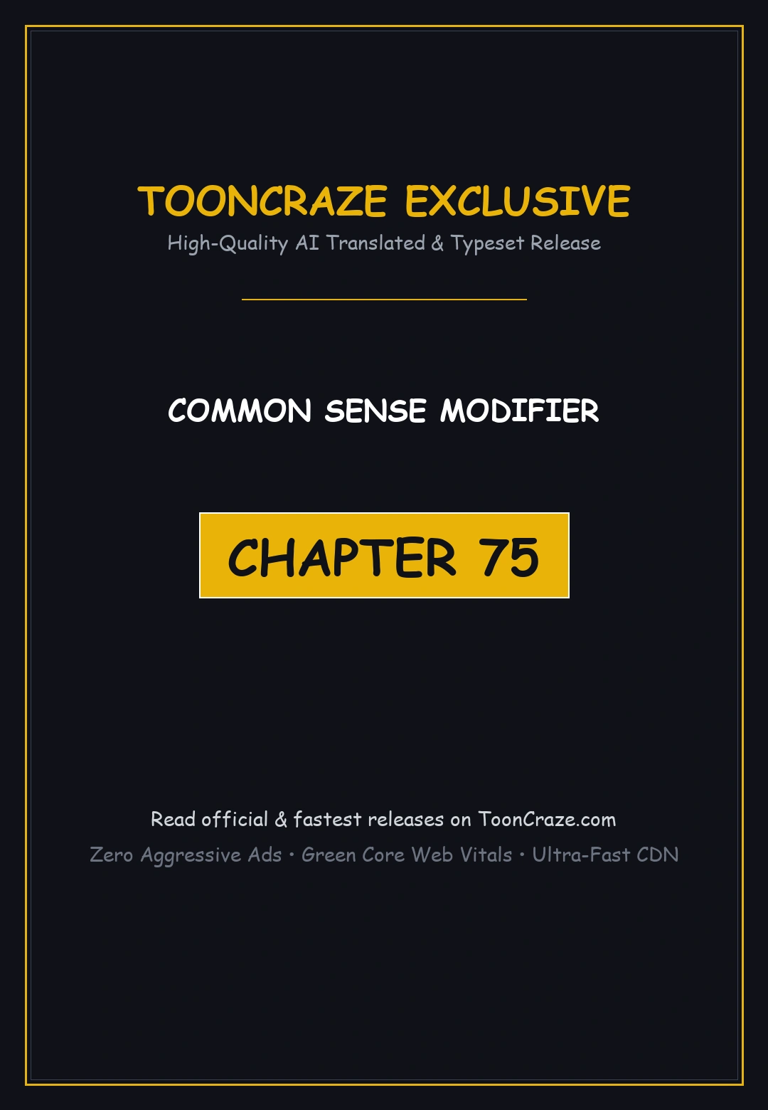 Common Sense Modifier Chapter 75 - Page 1