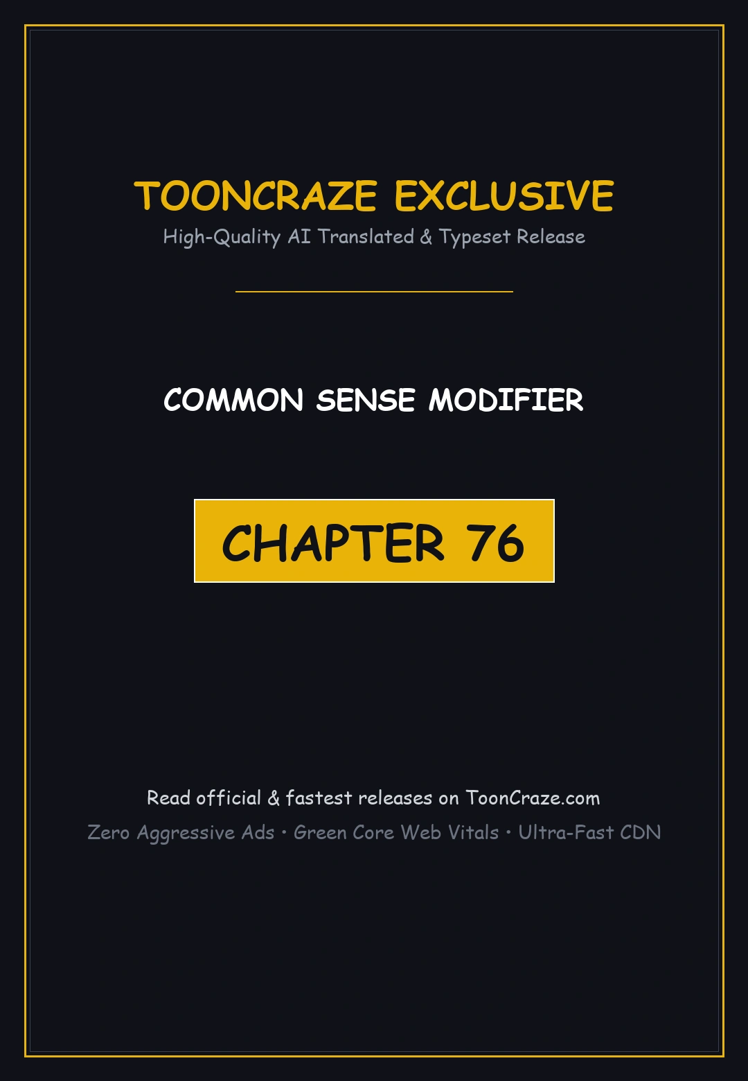 Common Sense Modifier Chapter 76 - Page 1