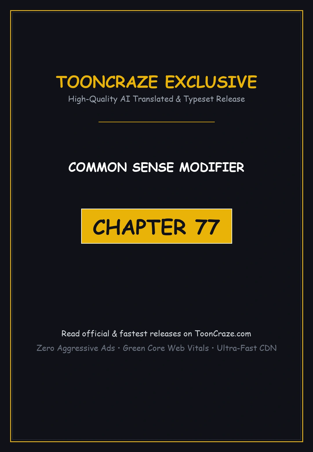 Common Sense Modifier Chapter 77 - Page 1