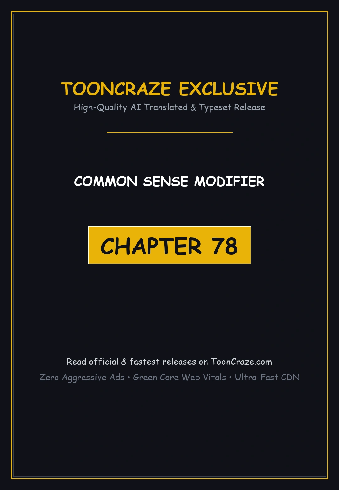 Common Sense Modifier Chapter 78 - Page 1