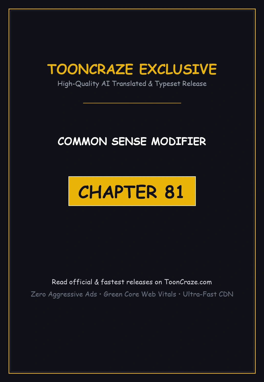 Common Sense Modifier Chapter 81 - Page 1