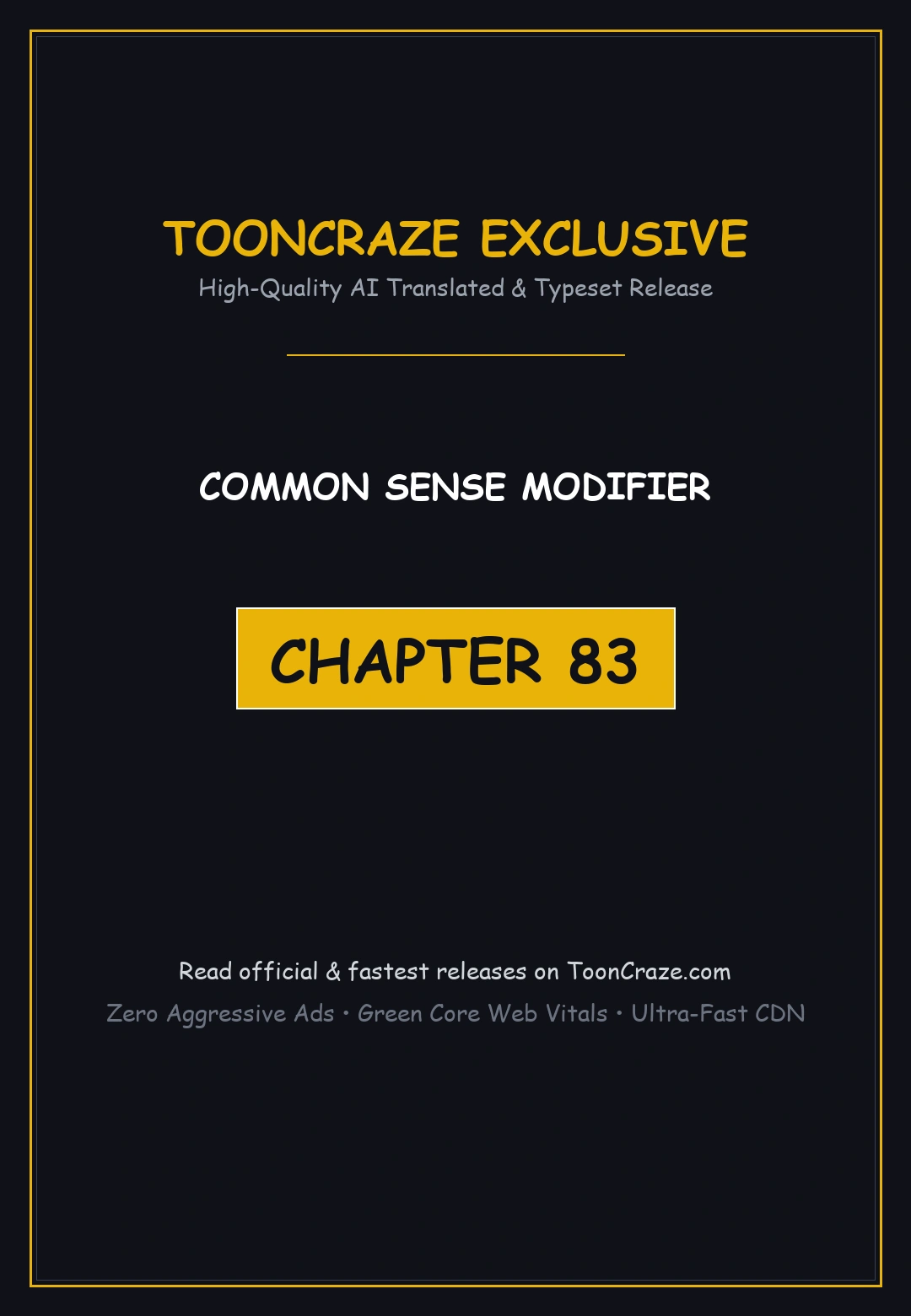 Common Sense Modifier Chapter 83 - Page 1