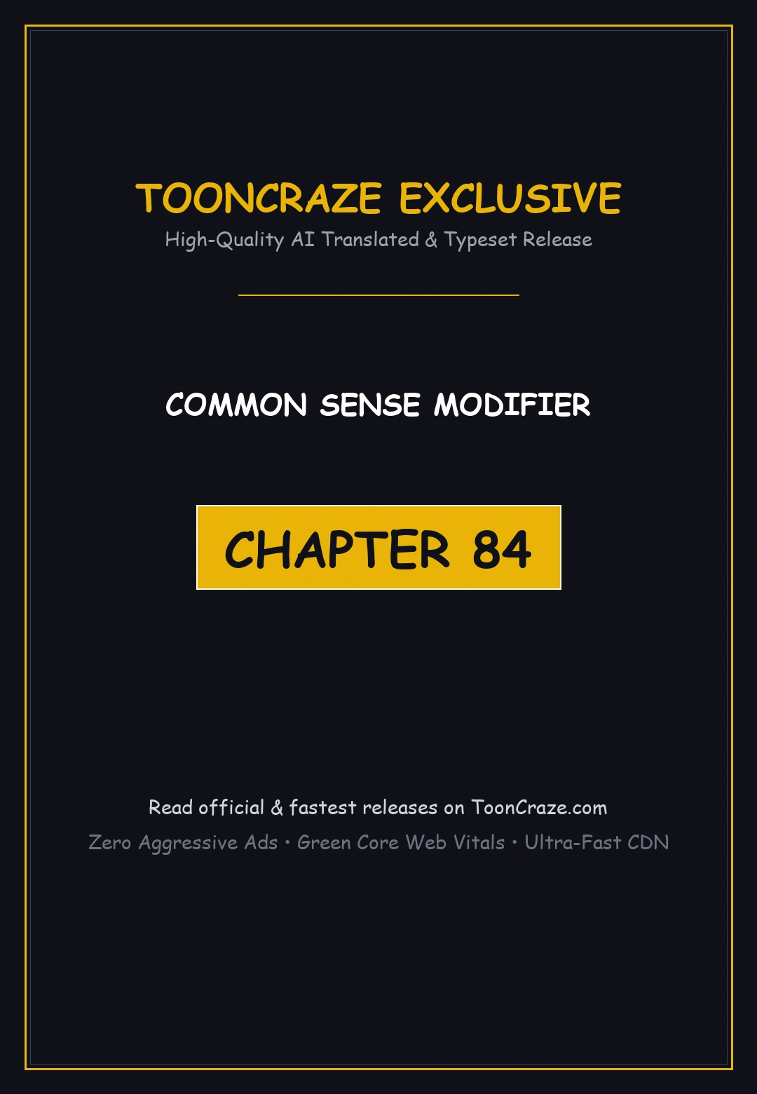 Common Sense Modifier Chapter 84 - Page 1