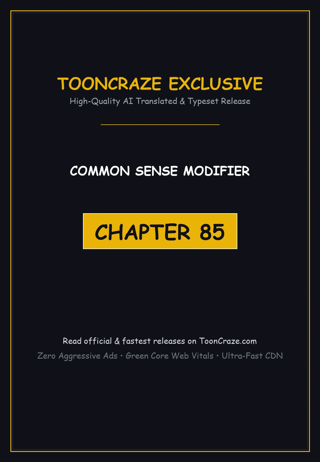 Common Sense Modifier Chapter 85 - Page 1