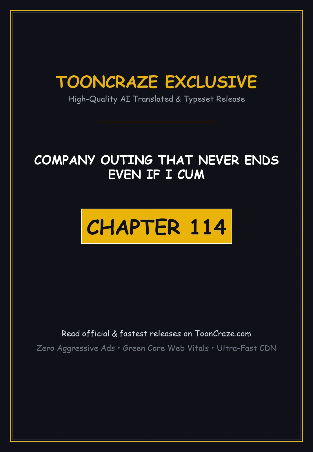 Company Outing That Never Ends Even If I Cum Chapter 114 - Page 1