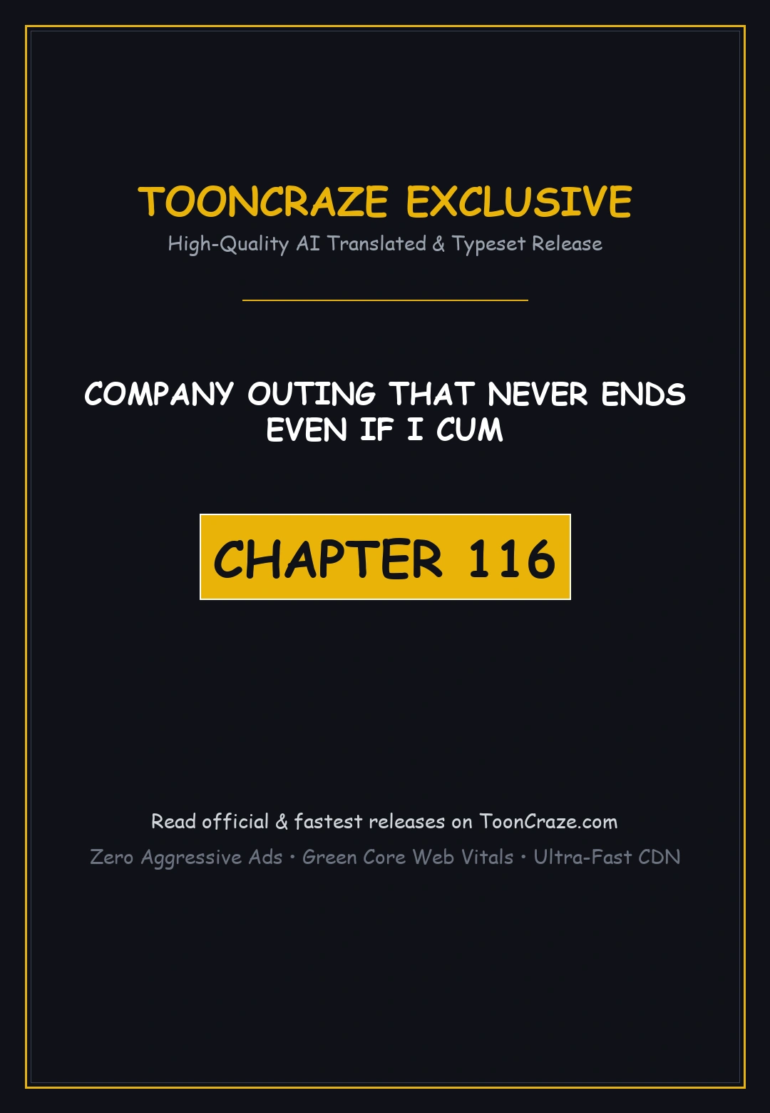 Company Outing That Never Ends Even If I Cum Chapter 116 - Page 1