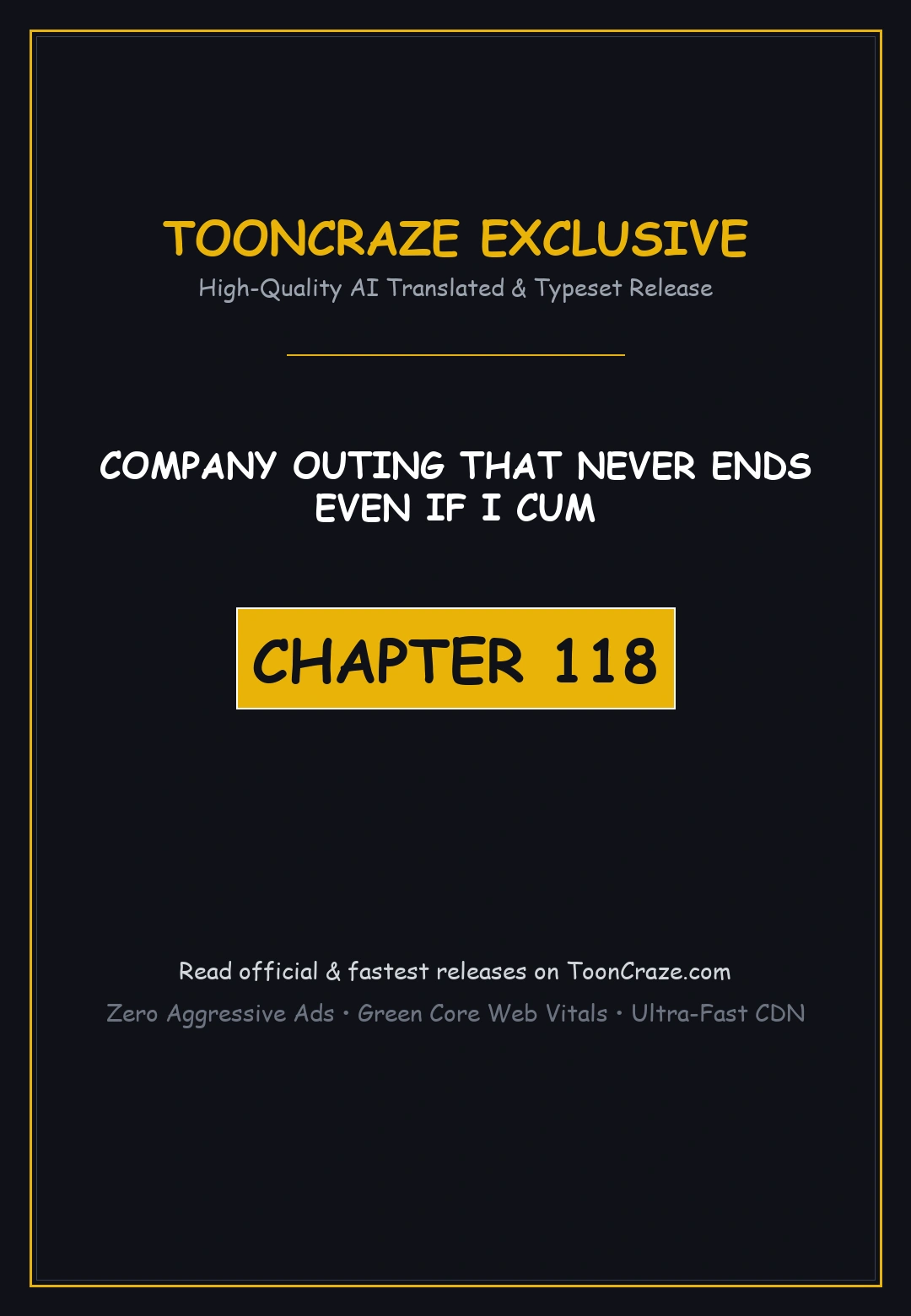 Company Outing That Never Ends Even If I Cum Chapter 118 - Page 1