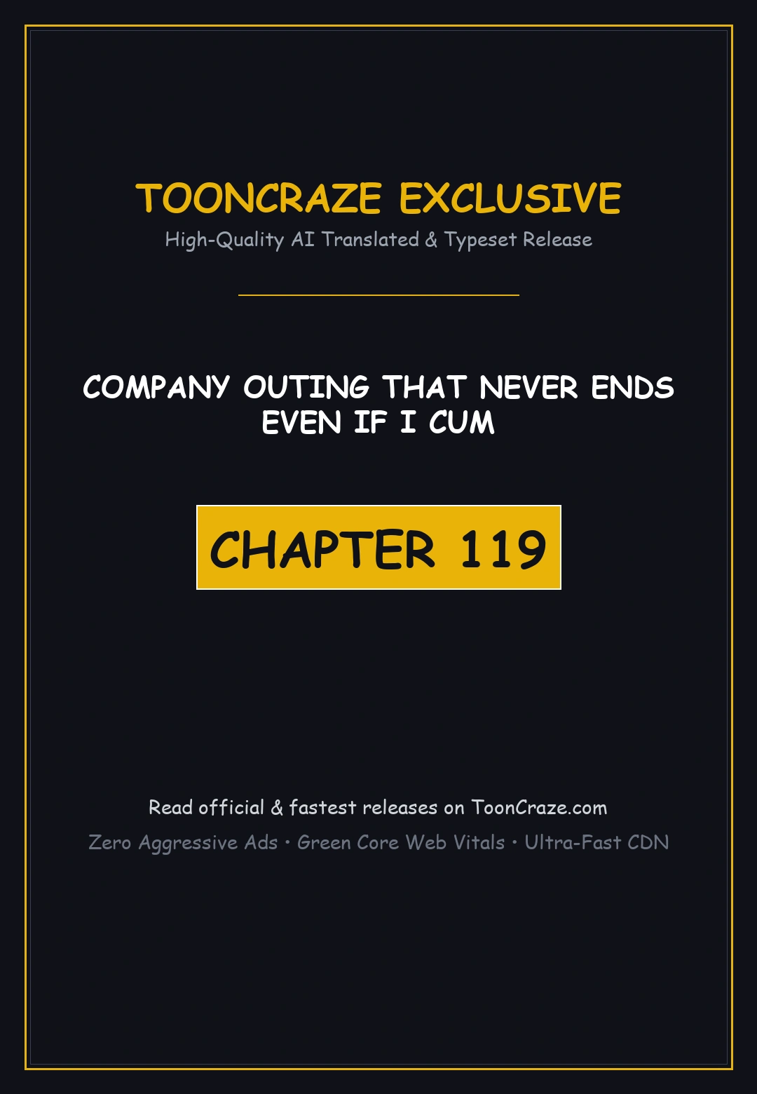 Company Outing That Never Ends Even If I Cum Chapter 119 - Page 1