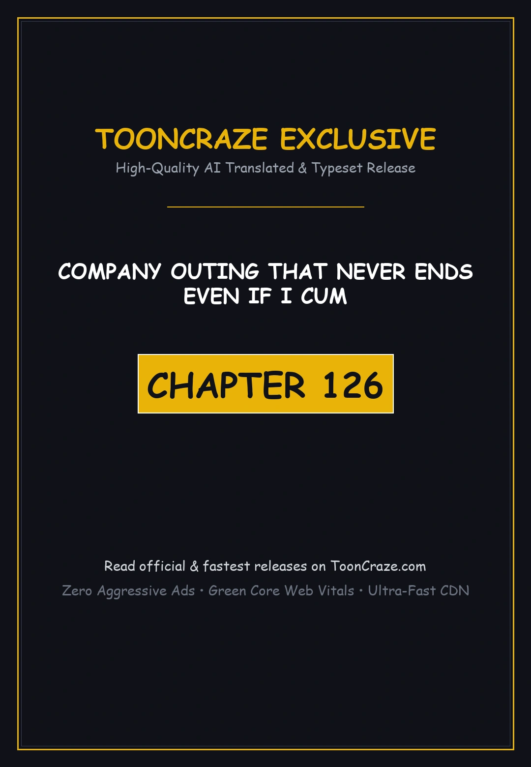 Company Outing That Never Ends Even If I Cum Chapter 126 - Page 1