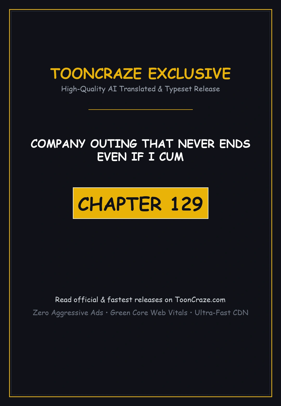 Company Outing That Never Ends Even If I Cum Chapter 129 - Page 1