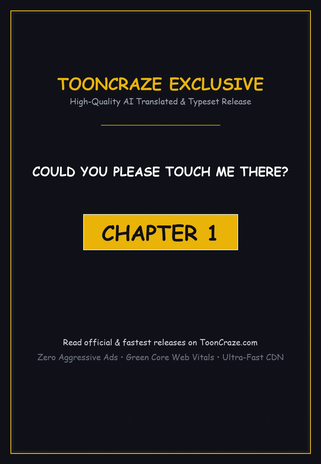 Could You Please Touch Me There Chapter 1 - Page 1