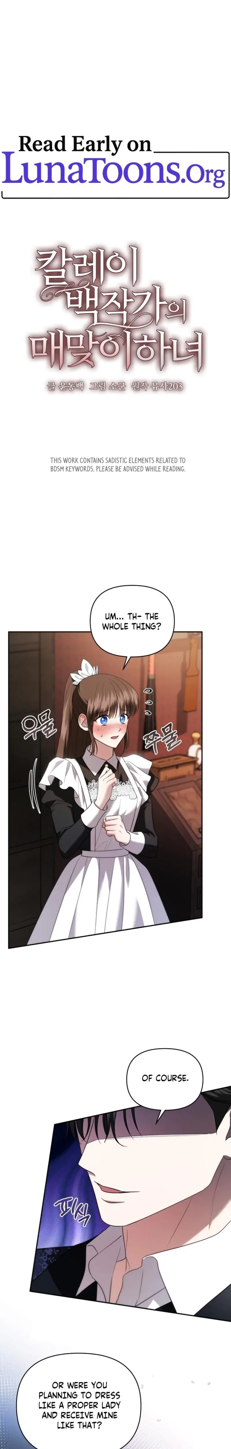 Count Calleighs Beaten Maid Chapter 20 - Page 1