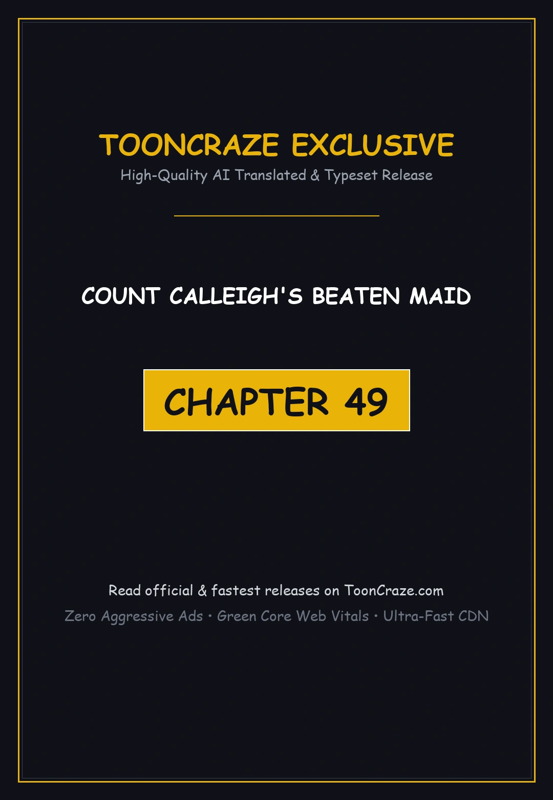 Count Calleighs Beaten Maid Chapter 49 - Page 1
