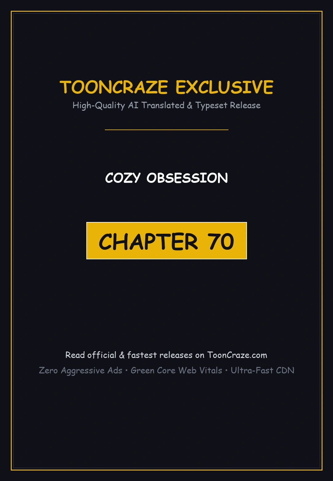 Cozy Obsession Chapter 70 - Page 1