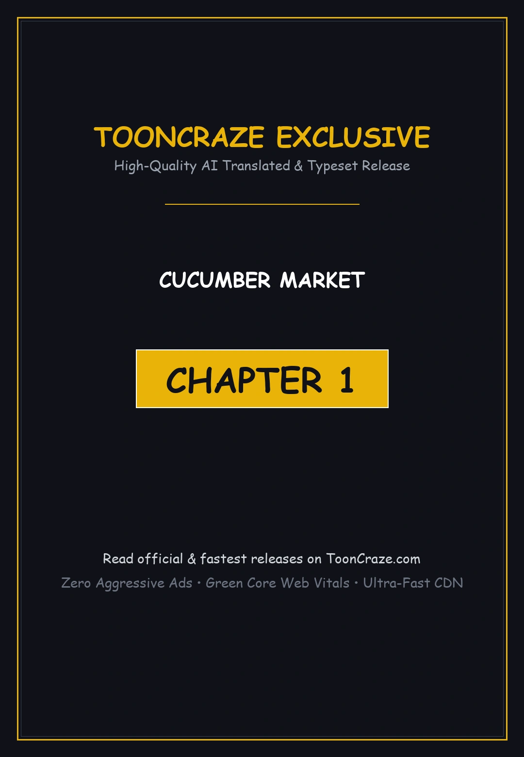 Cucumber Market Chapter 1 - Page 1