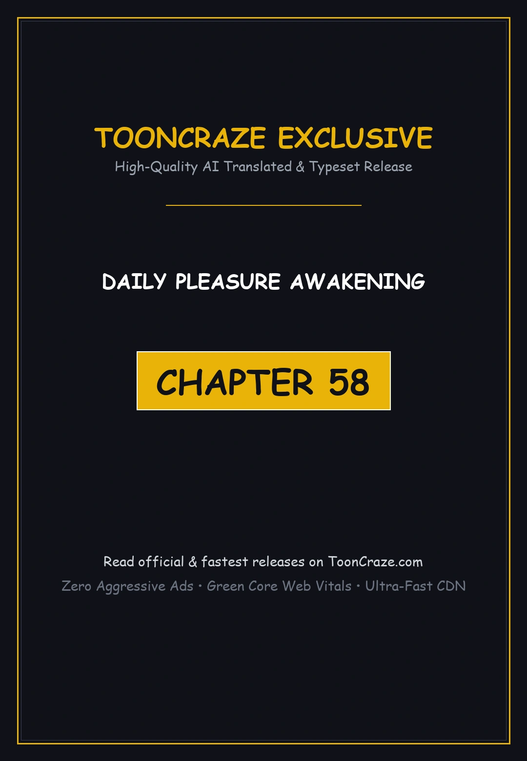 Daily Pleasure Awakening Chapter 58 - Page 1