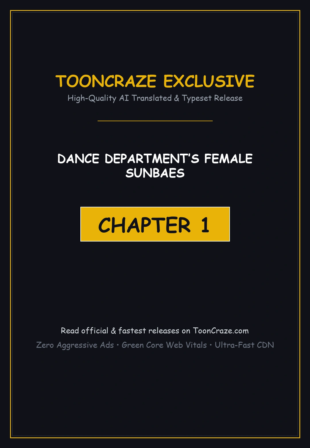 Dance Departments Female Sunbaes Bbabbb Chapter 1 - Page 1