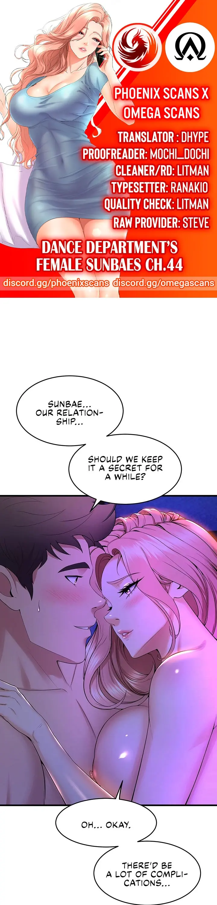 Dance Departments Female Sunbaes Bbabbb Chapter 44 - Page 1